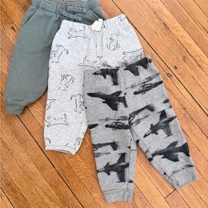 Boy’s Jogger Pants bundle - Green & Gray Assorted
